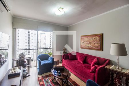 Sala de TV de apartamento para alugar com 2 quartos, 109m² em Alphaville Centro Industrial E Empresarial/alphaville., Barueri