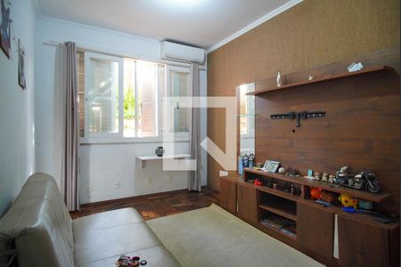 Sala de apartamento à venda com 1 quarto, 52m² em São João, Porto Alegre
