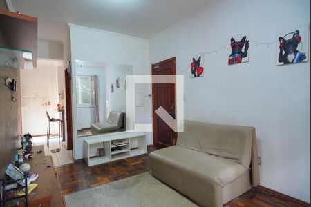 Sala de apartamento à venda com 1 quarto, 52m² em São João, Porto Alegre
