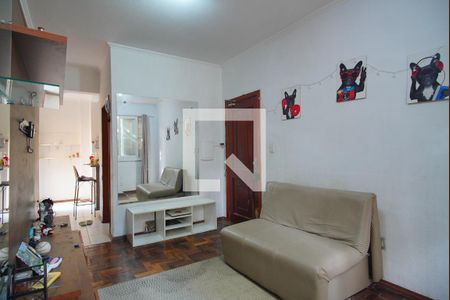 Sala de apartamento à venda com 1 quarto, 52m² em São João, Porto Alegre