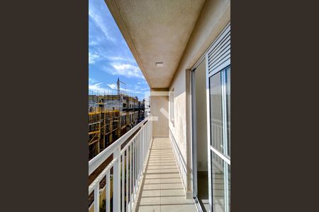 Varanda da Sala de apartamento para alugar com 1 quarto, 35m² em Belenzinho, São Paulo