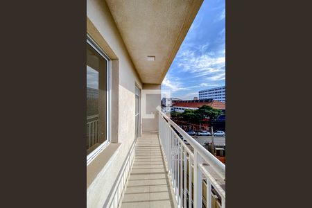 Varanda da Sala de apartamento para alugar com 1 quarto, 35m² em Belenzinho, São Paulo