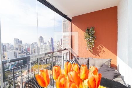 Varanda de kitnet/studio para alugar com 1 quarto, 24m² em Consolação, São Paulo