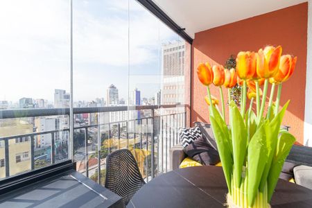 Varanda de kitnet/studio para alugar com 1 quarto, 24m² em Consolação, São Paulo