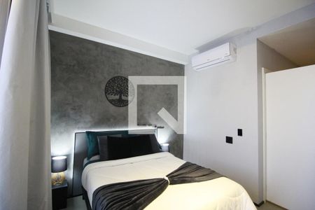 Sala-Quarto de kitnet/studio para alugar com 1 quarto, 30m² em Indianópolis, São Paulo