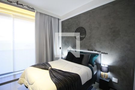 Sala-Quarto de kitnet/studio para alugar com 1 quarto, 30m² em Indianópolis, São Paulo