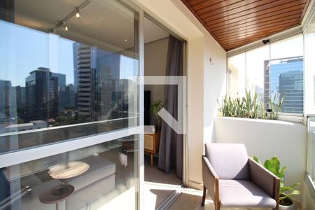 Varanda de apartamento à venda com 3 quartos, 94m² em Vila Nova Conceição, São Paulo