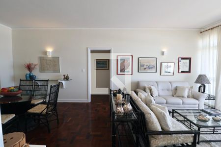 Sala de apartamento para alugar com 4 quartos, 130m² em Centro, Guarujá