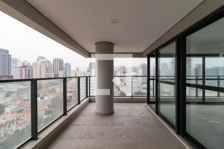 Varanda da Sala de apartamento à venda com 3 quartos, 135m² em Água Branca, São Paulo