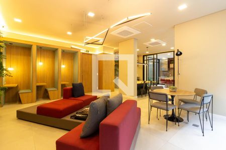 Área comum - Salão de festas de apartamento à venda com 1 quarto, 29m² em Pinheiros, São Paulo