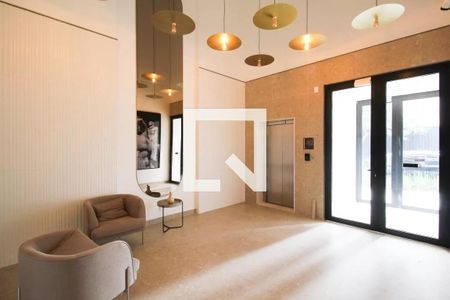 Studio à venda com 30m², 1 quarto e sem vagaHall social