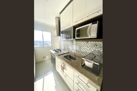 Cozinha de apartamento para alugar com 2 quartos, 54m² em Loteamento Parque Industrial, Jundiaí