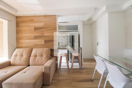 Sala de apartamento à venda com 1 quarto, 45m² em Vila Lídia, Campinas