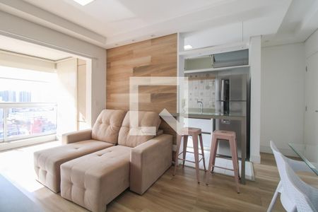 Sala de apartamento à venda com 1 quarto, 45m² em Vila Lídia, Campinas