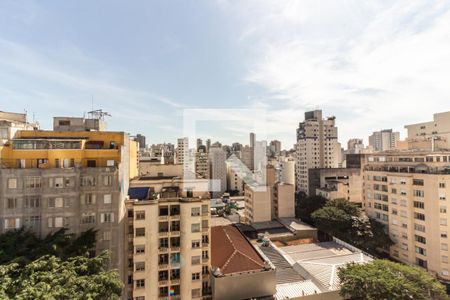 Quarto - Vista de apartamento para alugar com 1 quarto, 61m² em Higienópolis, São Paulo