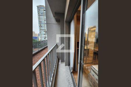 Varanda Studio de apartamento à venda com 1 quarto, 25m² em Vila Nova Conceição, São Paulo