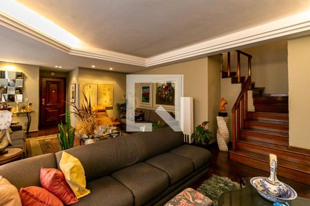 Sala  de apartamento à venda com 4 quartos, 340m² em Lourdes, Belo Horizonte