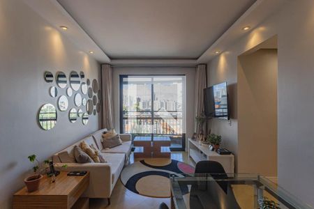 Sala de apartamento à venda com 3 quartos, 73m² em Vila Moinho Velho, São Paulo