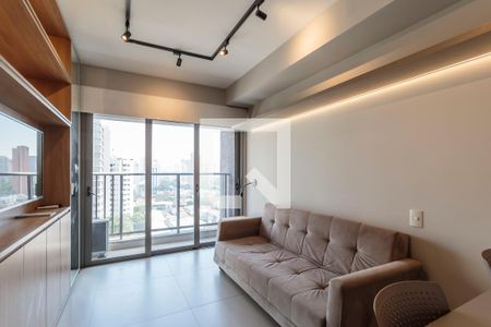 Sala/Quarto de kitnet/studio para alugar com 1 quarto, 24m² em Indianópolis, São Paulo