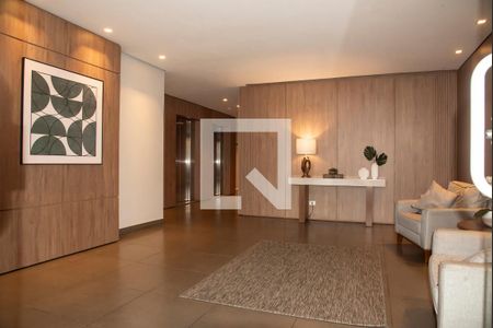 Apartamento para alugar com 84m², 2 quartos e 2 vagasHall social