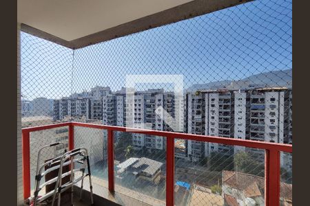 Varanda da Sala de apartamento para alugar com 4 quartos, 150m² em Grajaú, Rio de Janeiro