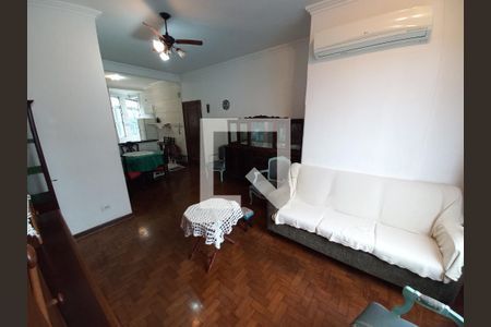 Sala de apartamento para alugar com 1 quarto, 68m² em Itararé, São Vicente