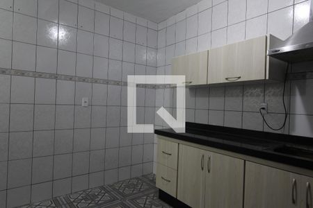 Cozinha de casa para alugar com 1 quarto, 50m² em Jardim Vila Carrão, São Paulo