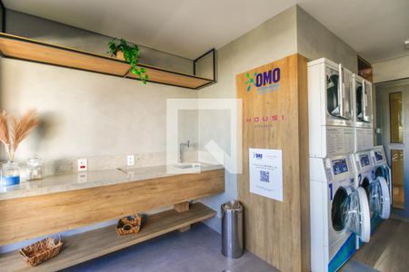 Studio à venda com 28m², 1 quarto e sem vagaLavanderia
