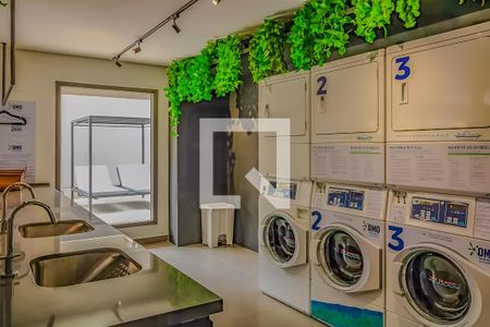 Studio para alugar com 20m², 1 quarto e sem vaga Studio para alugar com 20m², 1 quarto e sem vagaÁrea comum - Lavanderia