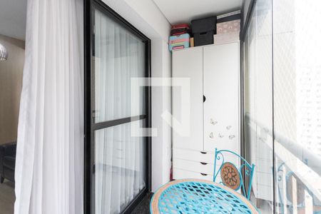 Varanda Sala de apartamento à venda com 1 quarto, 32m² em Pompeia, São Paulo