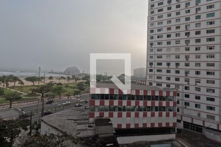 Vista da Sala de apartamento para alugar com 2 quartos, 87m² em José Menino, Santos