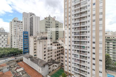 Vista do Varanda de kitnet/studio à venda com 1 quarto, 28m² em República, São Paulo