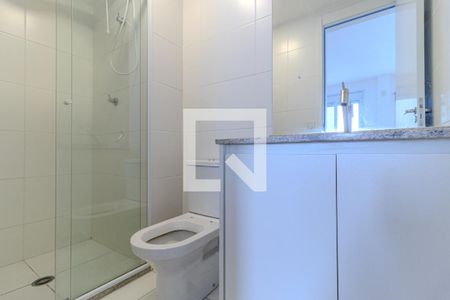 Banheiro de kitnet/studio à venda com 1 quarto, 28m² em República, São Paulo
