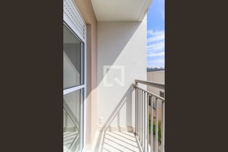 Varanda da Sala de apartamento à venda com 1 quarto, 27m² em Jardim Caravelas, São Paulo