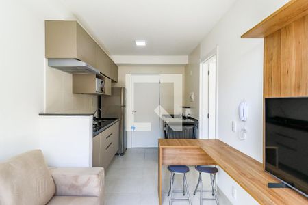 Sala de apartamento à venda com 1 quarto, 27m² em Jardim Caravelas, São Paulo