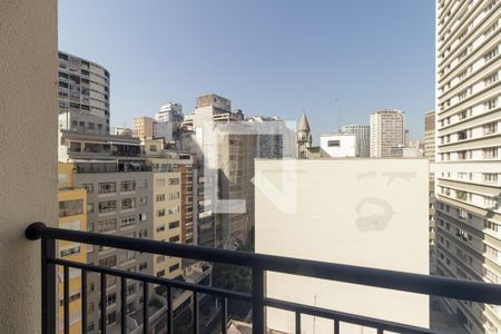 Varanda de apartamento para alugar com 1 quarto, 28m² em República, São Paulo