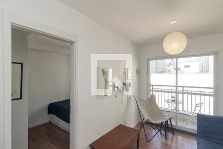Sala de apartamento para alugar com 1 quarto, 28m² em República, São Paulo