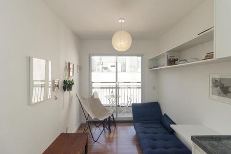 Sala de apartamento para alugar com 1 quarto, 28m² em República, São Paulo