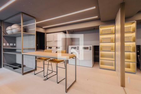 Studio para alugar com 28m², 1 quarto e sem vagaLavanderia