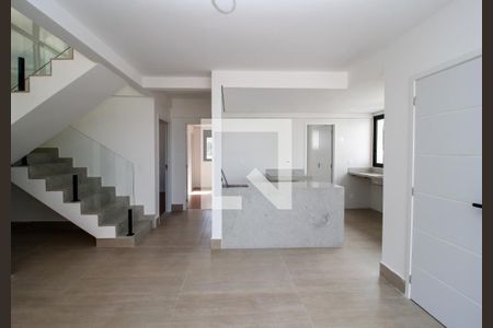 Sala de apartamento à venda com 3 quartos, 202m² em Sion, Belo Horizonte