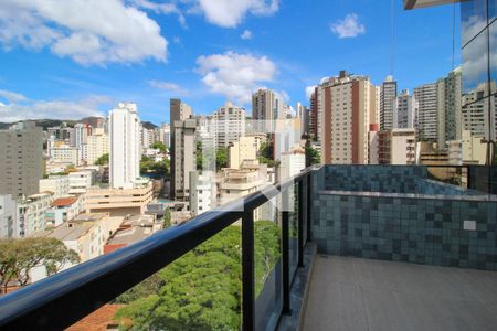 Sacada de apartamento à venda com 3 quartos, 202m² em Sion, Belo Horizonte