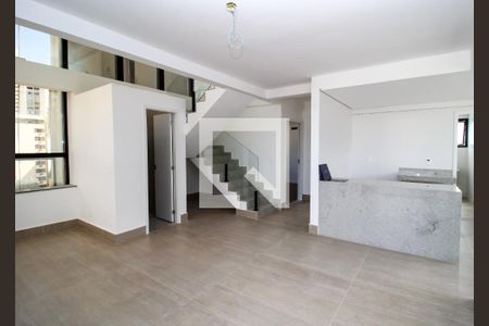 Sala de apartamento à venda com 3 quartos, 202m² em Sion, Belo Horizonte