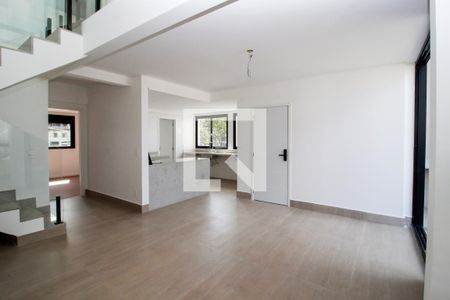 Sala de apartamento à venda com 3 quartos, 202m² em Sion, Belo Horizonte