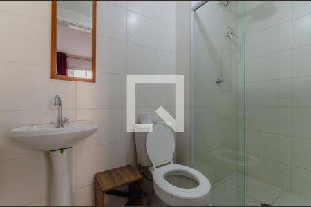 Apartamento para alugar com 28m², 1 quarto e sem vagaBanheiro da Suíte