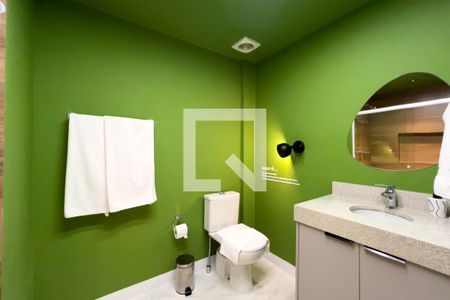 Banheiro de kitnet/studio à venda com 1 quarto, 34m² em Vila Mariana, São Paulo