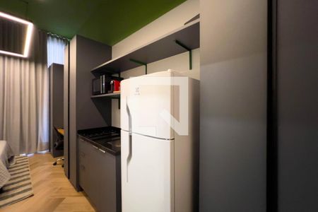 Cozinha de kitnet/studio à venda com 1 quarto, 34m² em Vila Mariana, São Paulo