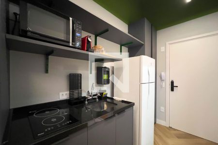 Cozinha de kitnet/studio à venda com 1 quarto, 34m² em Vila Mariana, São Paulo