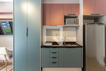 Studio para alugar com 24m², 1 quarto e sem vaga Studio para alugar com 24m², 1 quarto e sem vagaCozinha