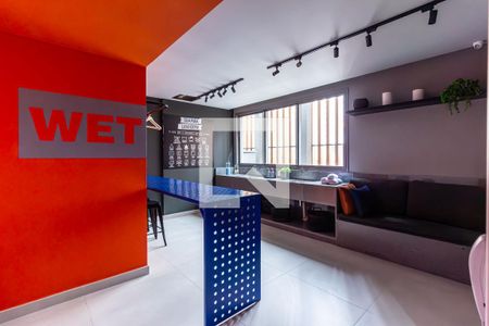 Studio para alugar com 24m², 1 quarto e sem vaga Studio para alugar com 24m², 1 quarto e sem vagaÁrea Comum - Lavanderia