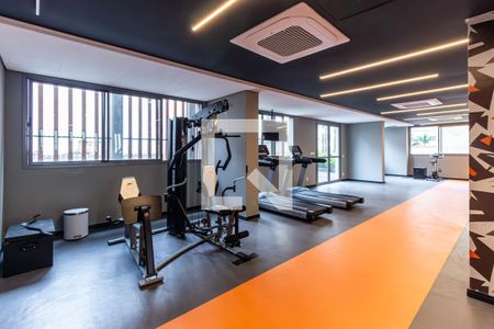 Studio para alugar com 24m², 1 quarto e sem vaga Studio para alugar com 24m², 1 quarto e sem vagaÁrea Comum - Academia